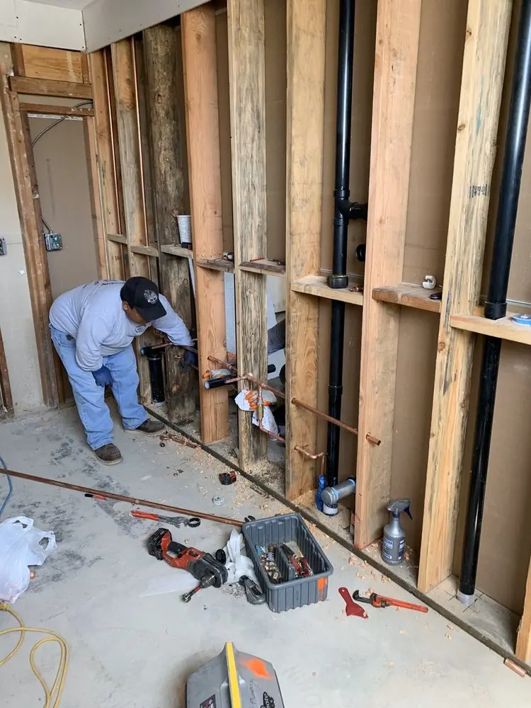 Commercial rough-in plumbing for Commercial Plumbing in The Mermont